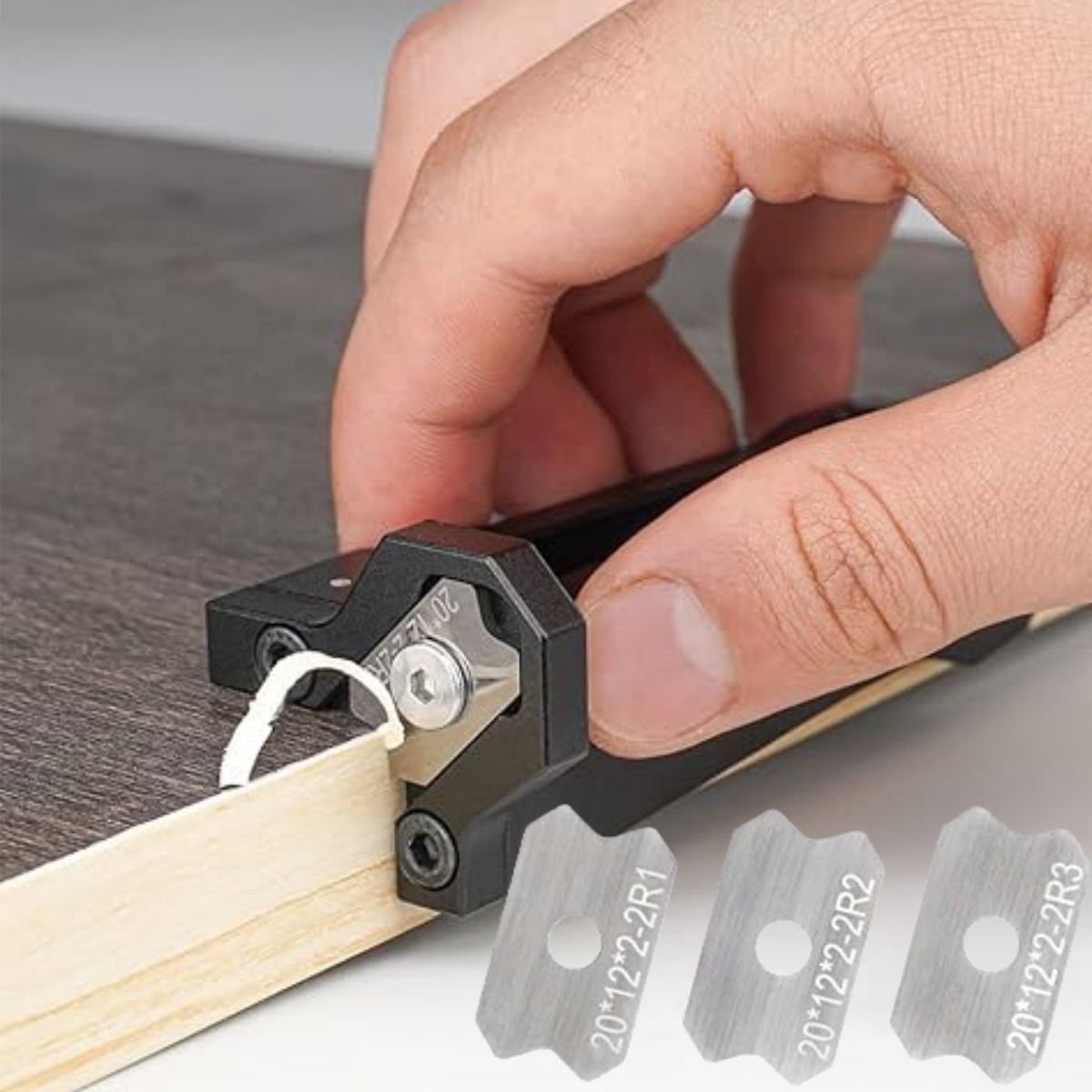 Woodworking Workshop - Holzbearbeitungs-Furnierkantenfräser, Kantenbearbeitungswerkzeug, manueller Holzabschräger für Holzbearbeitung