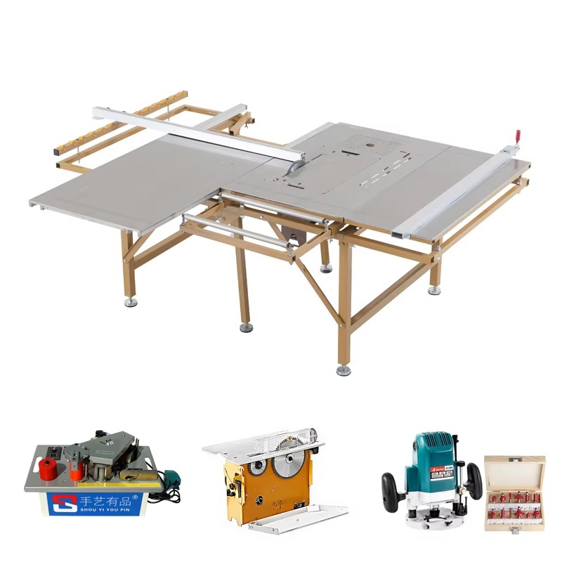 Woodworking Machinery For Sale - 【Beliebt】 Logo Präzisions-Tischkreissäge ohne Biegung für