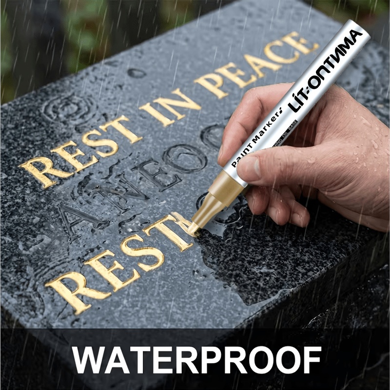Woodworking Crafts - Ölbasierte Markierstifte, Schnell Trocknende Wasserfeste Permanentmarker,