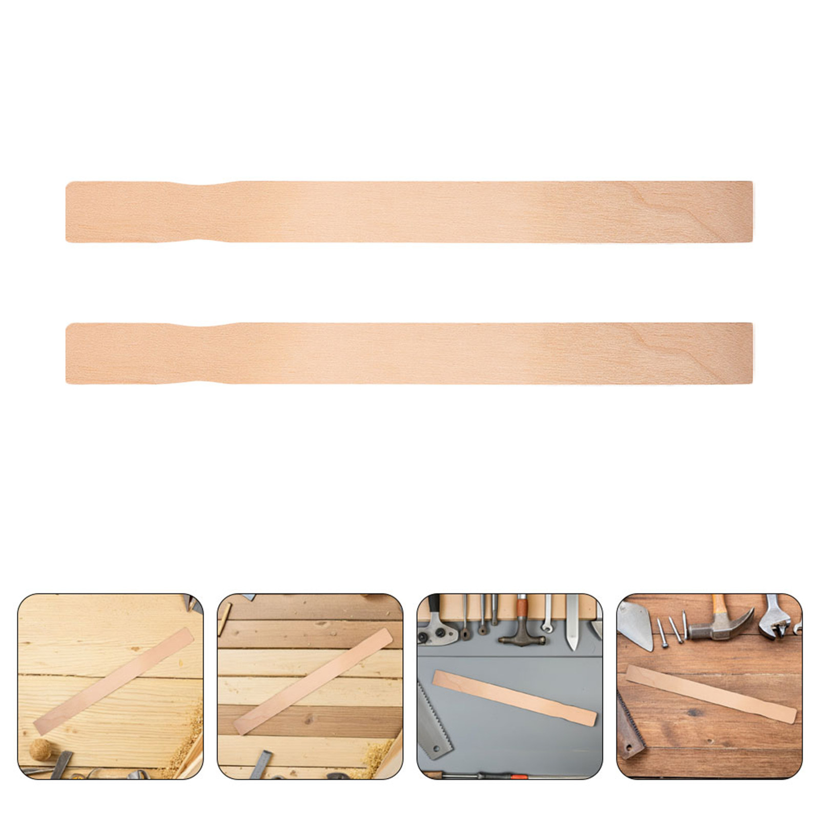 Woodworking Crafts - 15 Stück Farbrührstäbe, Hochwertige Holz-Mischstäbe für