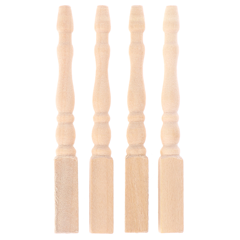 Woodworking Veneer - ● 4 Stück/Set 1:12 Puppenhaus Miniatur