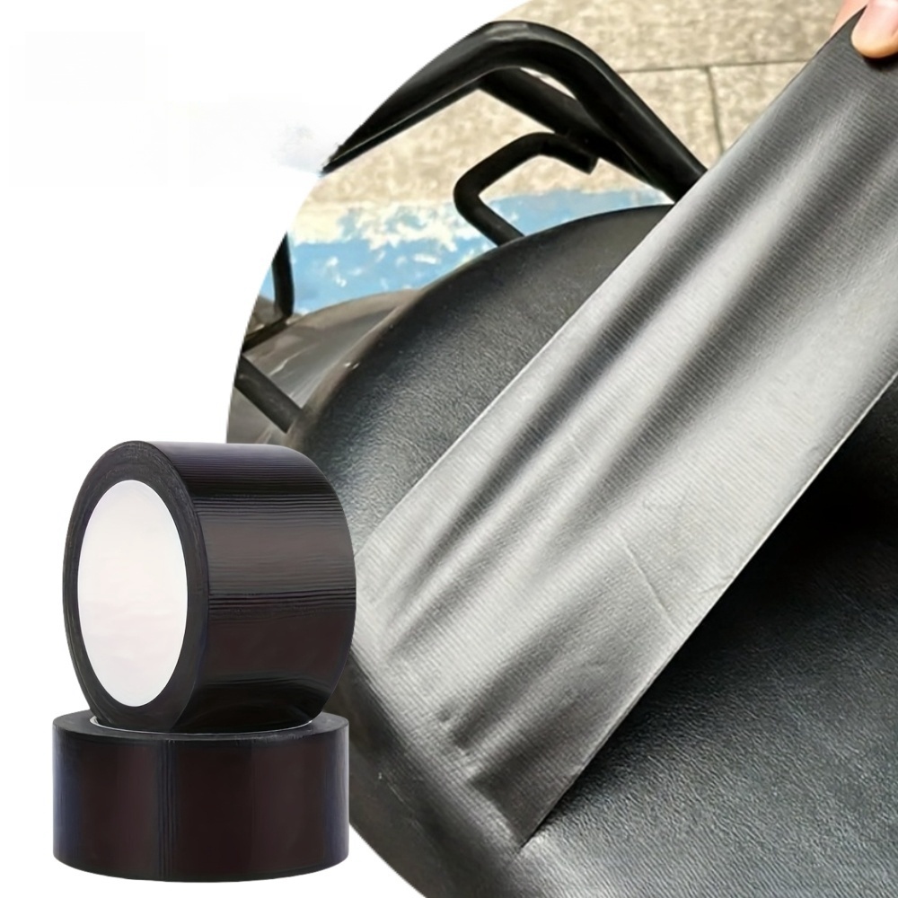 Woodworking Shoes - 1 Rolle schwarzes selbstklebendes Leder-Reparaturband für
