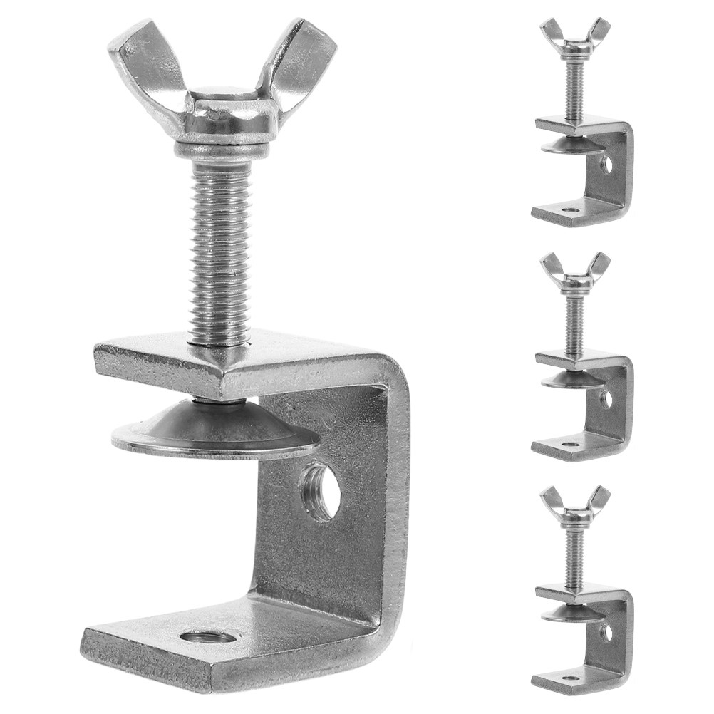 Woodworking Crafts - 4 Stück Robuste Mini Edelstahl C-Klemmen