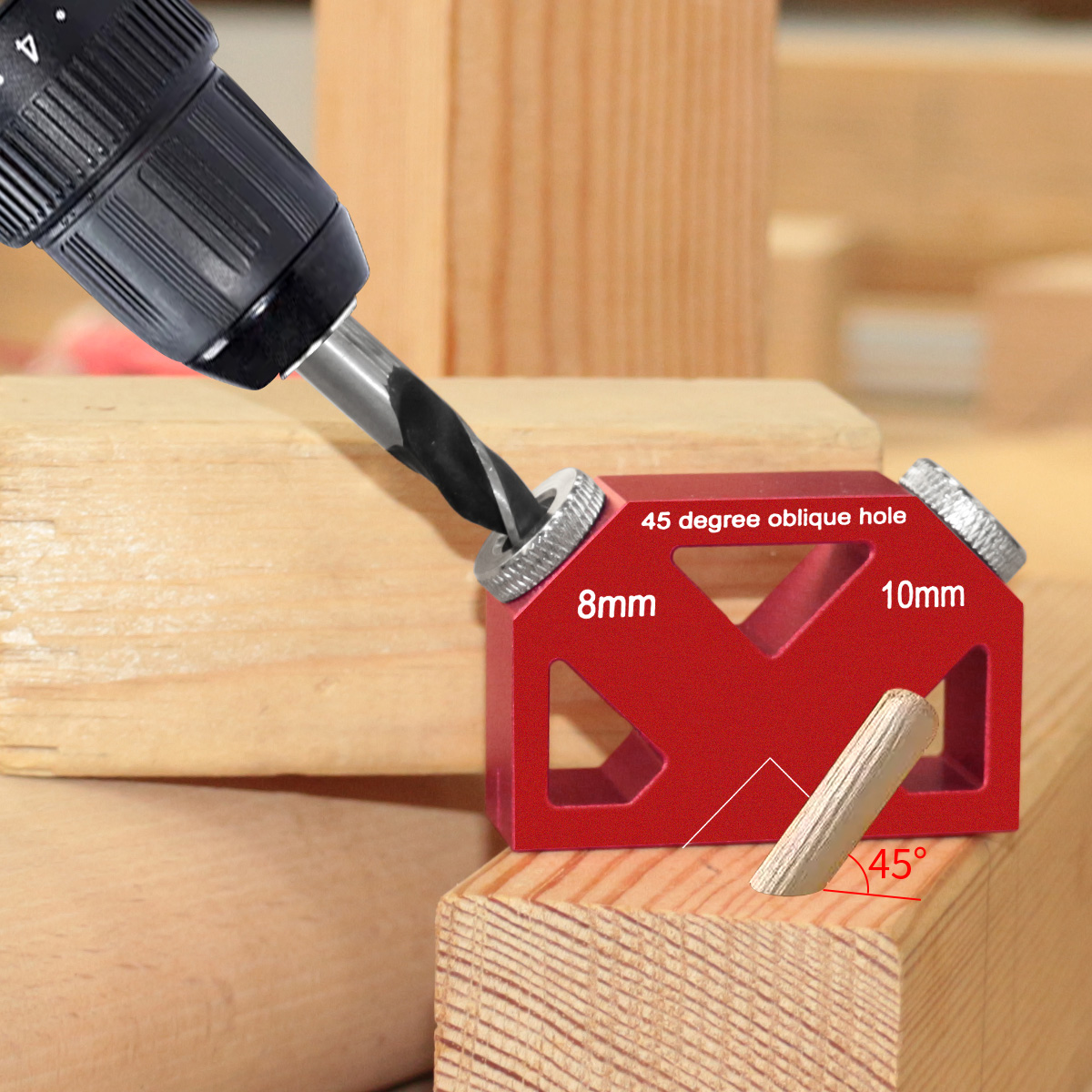 45 °   Winkel Schräg Loch Bohr – Woodworking Kumiko Bewertung und Preis