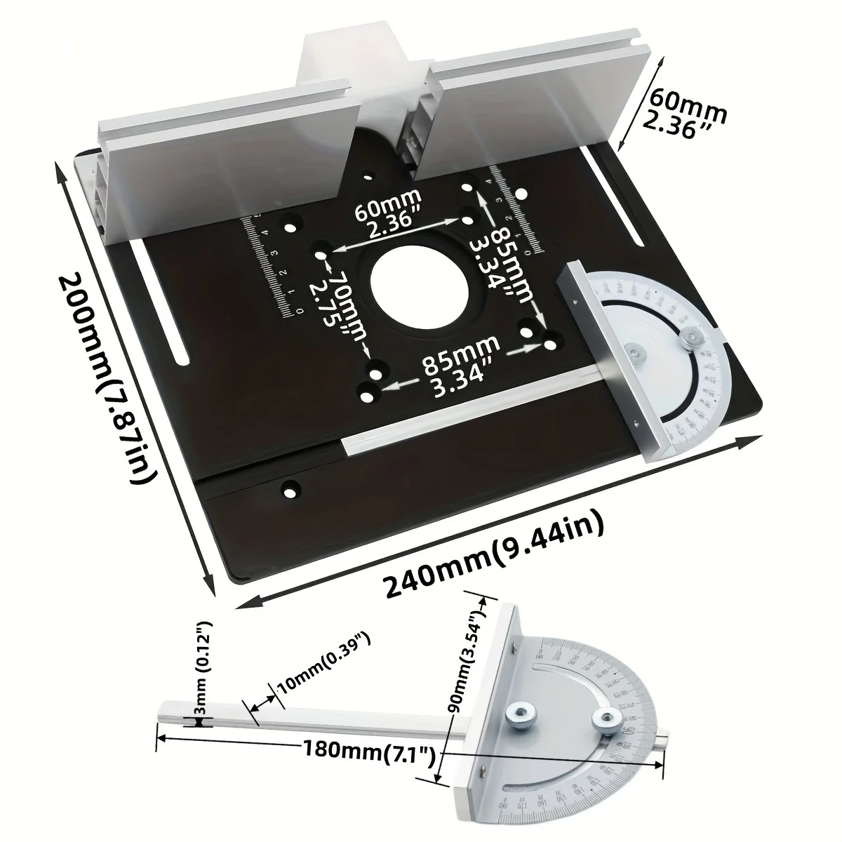 Multifunktionale Aluminium-Frä – Woodworking Kumiko Bewertung und Preis