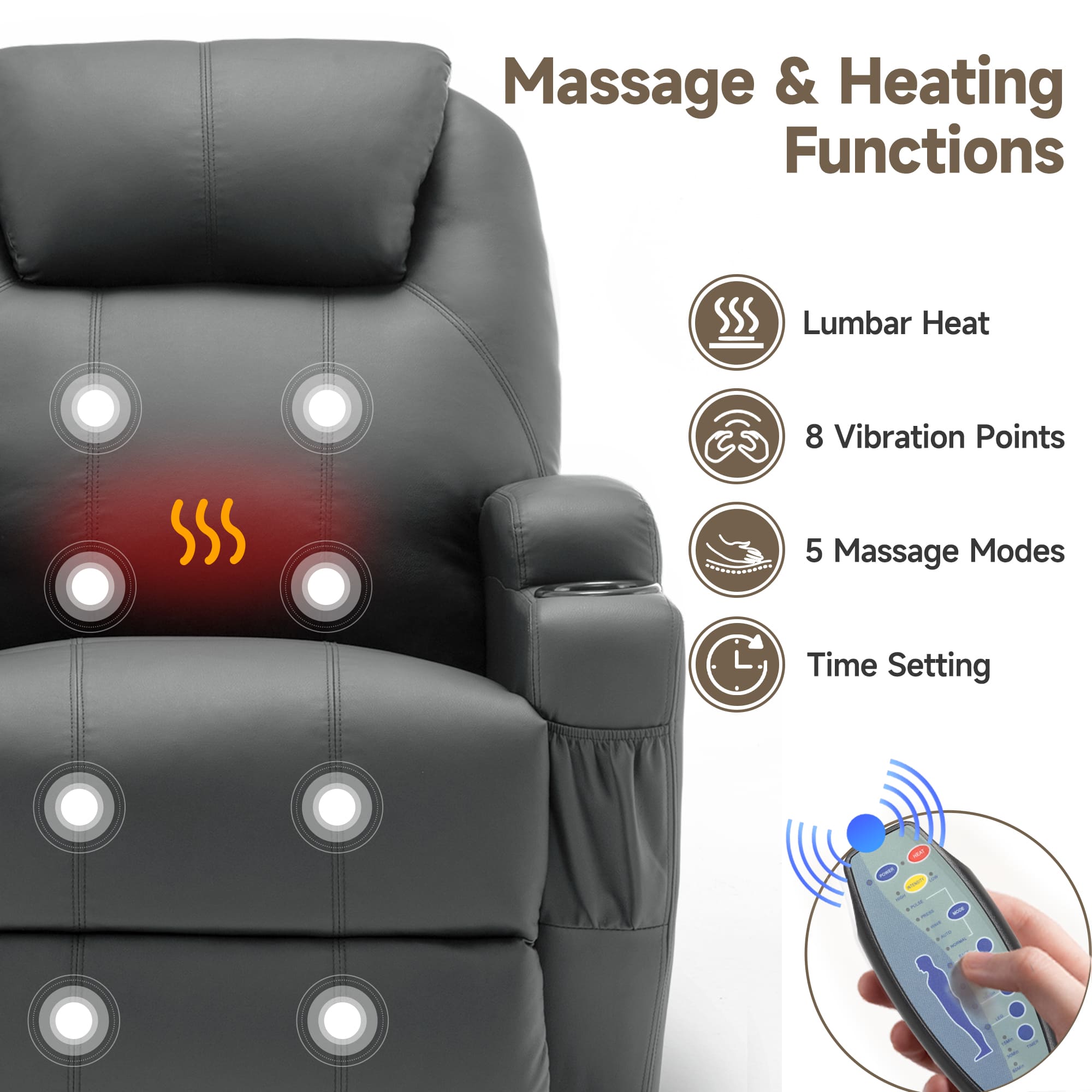 Relaxsessel mit Massage und Wä – Woodworking Veneer Bewertung und Preis