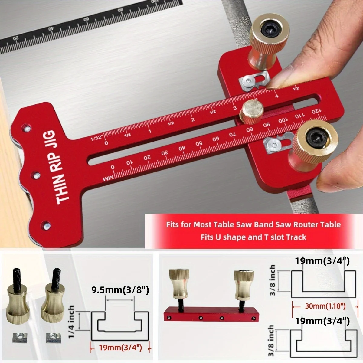 Dünne Rip-Tischsägenlehre, 3 R – Woodworking Kumiko Bewertung und Preis
