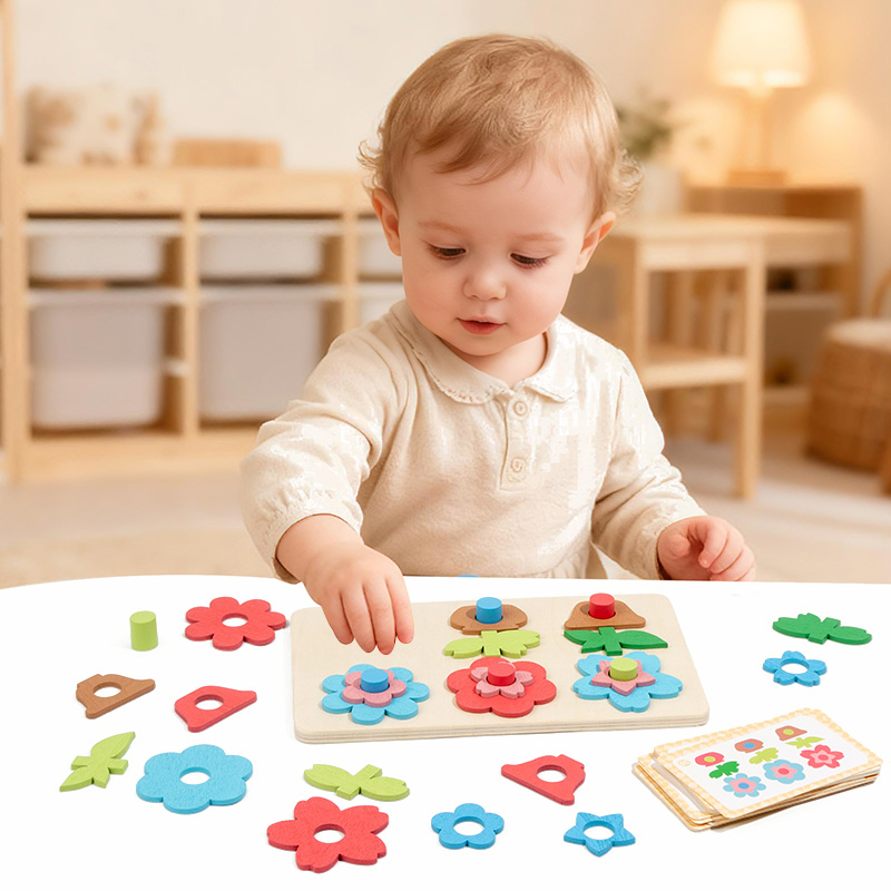 Vielseitiges Blumen-Puzzle-Bre – Woodworking Game Bewertung und Preis