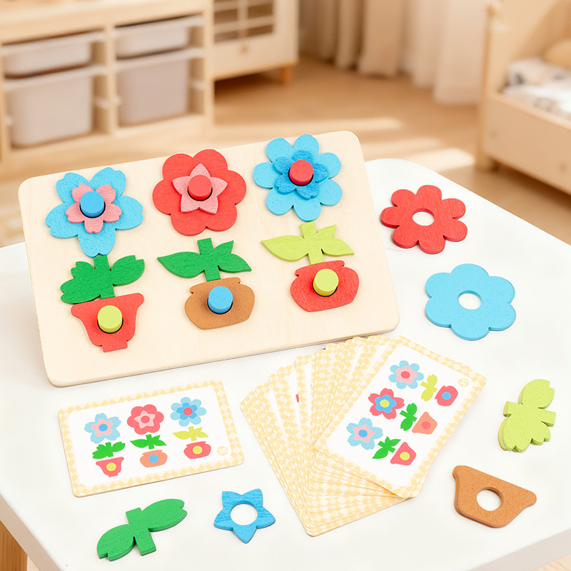 Vielseitiges Blumen-Puzzle-Bre – Woodworking Game Bewertung und Preis