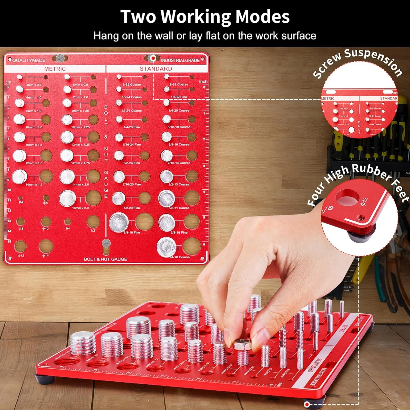 Gewindelehren-Set für Standard – Woodworking Factory Bewertung und Preis