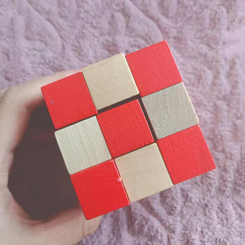 Hölzernes Schlangenwürfel-Puzz – Woodworking Game Bewertung und Preis