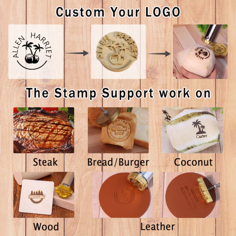 Individuelles Holz-Brandeisen  – Woodworking Logo Design Free Bewertung und Preis