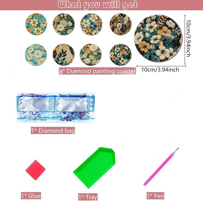 8-teiliges DIY Diamant-Malerei – Woodworking Crafts Bewertung und Preis