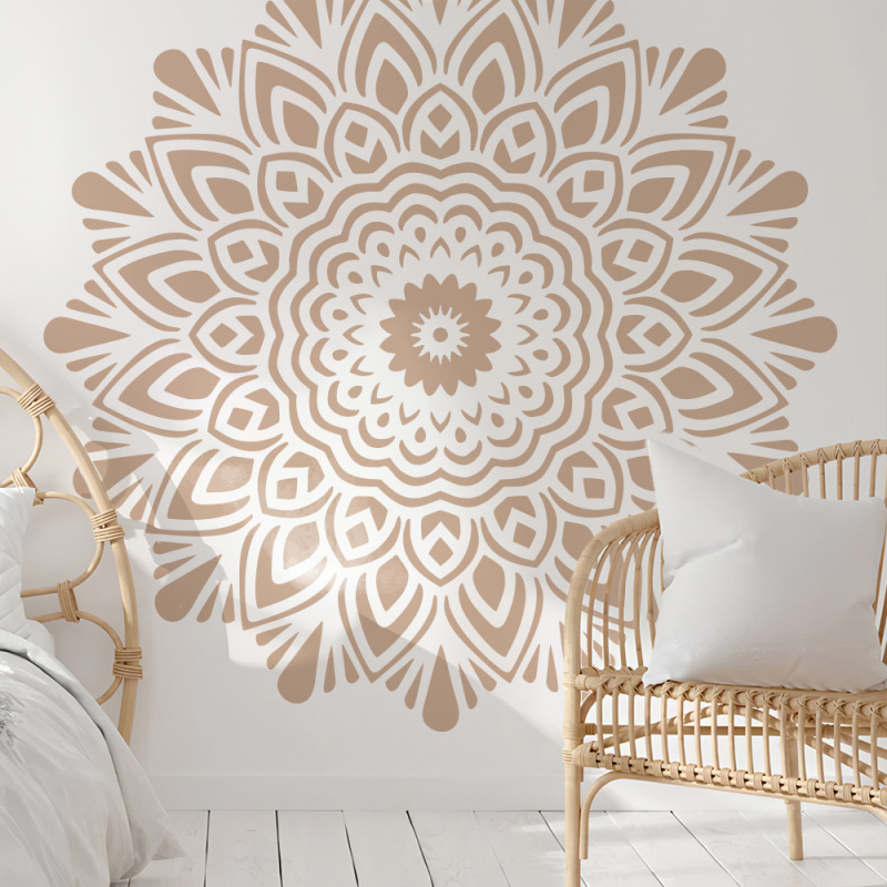 Mandala, große Malschablone, D – Woodworking Veneer Bewertung und Preis