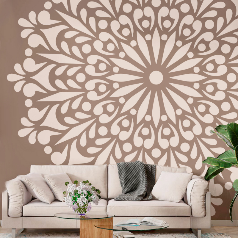 Mandala, große Malschablone, D – Woodworking Veneer Bewertung und Preis