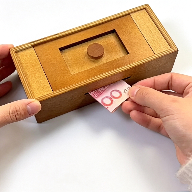Holzpuzzle-Box mit Geheimfach, – Woodworking Game Bewertung und Preis